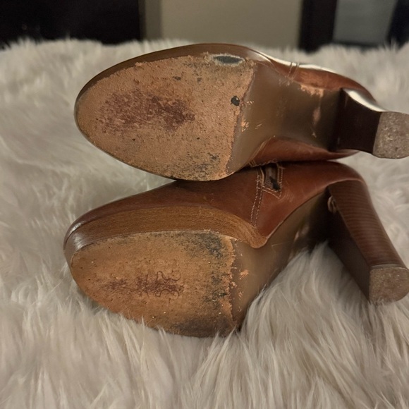 SOLD Tory Burch Colleen Studded Platform Knee High Boots Brown Size 7 - Picture 12 of 13